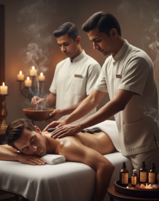 Hot Stone Therapy for Men